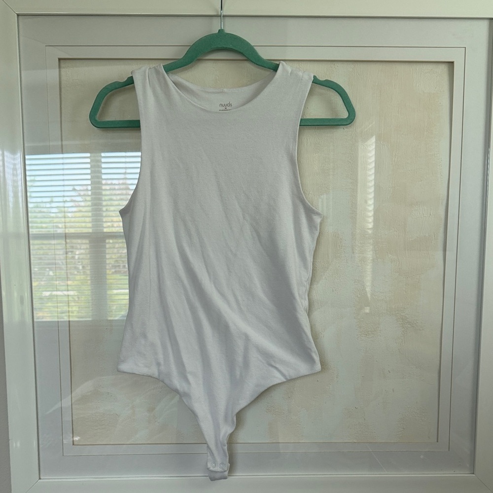 Nuuds White Bodysuit -size M